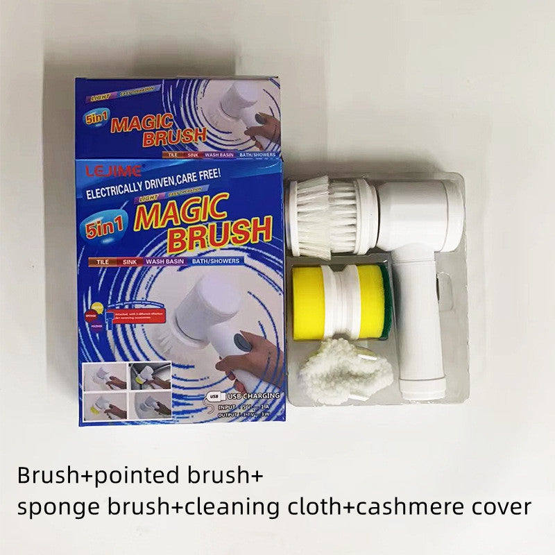 Electric Cleaning Brush Kitchen Bathroom Household